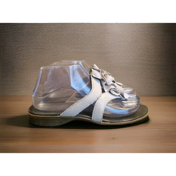 Clarks Floral Thong Flip-Flop Sandals Womens Size 7 - Picture 1 of 11